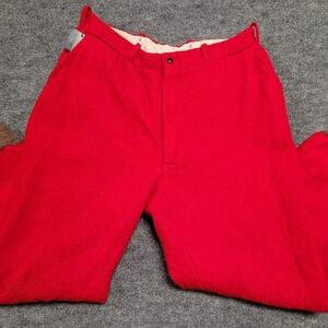 DUXBAK wool Red Men's Outdoor Pants